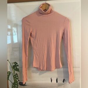 Sunday Best. Powder Pink Turtleneck. XS